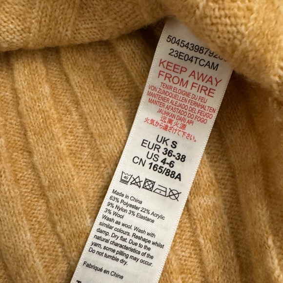 TopShop Ribbed Slightly Cropped Sweater - Picture 6 of 7